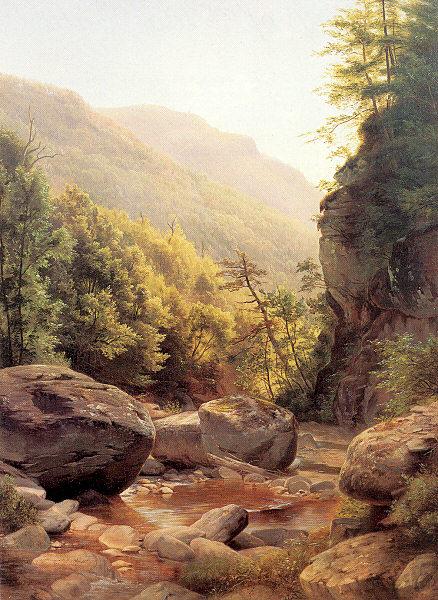 Peale, Harriet Cany View in the Kaaterskill Cove Norge oil painting art